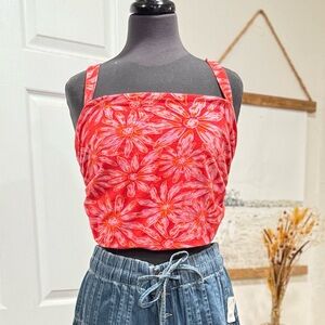 Free People Scarlet Floral Tank Top